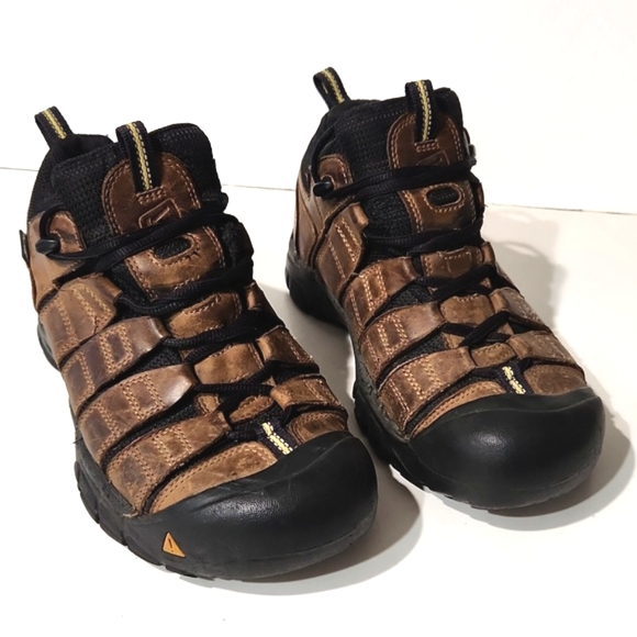 Keen Dry Leather Waterproof Outdoor Midi Hiking Shoes Brown Men's 7.5 EU 40 - Picture 14 of 14